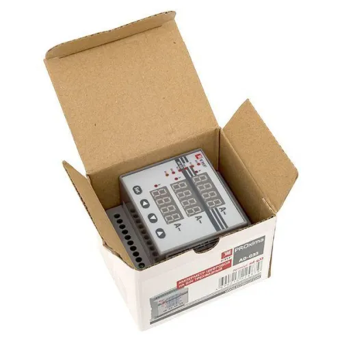 Амперметр цифровой AD-G33 3ф на DIN EKF ad-g33 фото 2