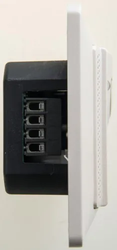 Термостат Glossa электронный для теплого пола с датчиком 10А в сборе перламутр SchE GSL000638 фото 2