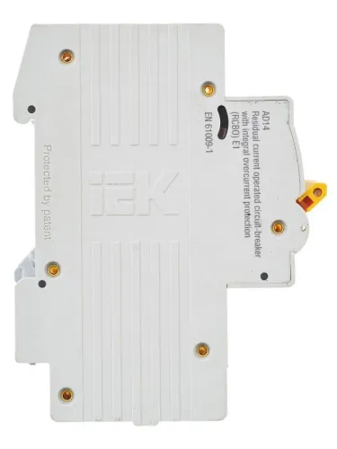 Выключатель автоматический дифференциального тока 4п C 6А 10мА тип AC 4.5кА АД-14 KARAT IEK MAD10-4-006-C-010 фото 7