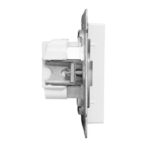 Розетка СП Эпика 16А без заземл. защ. шторки механизм бел. EKF UP1-SOW-101 фото 3