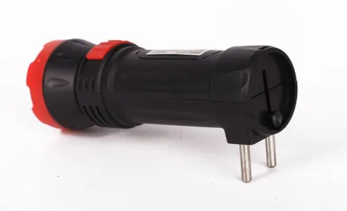 Фонарь аккумуляторный LED3849 1 LED 2 режима 220В аккум. SLA пластик черн. Ultraflash 14931 фото 4