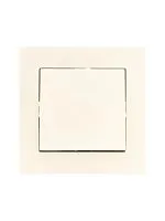 Рамка 1-местн. горизонт. VESNA кремов. LEZARD 742-0300-146