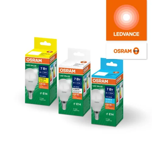 Лампа светодиодная LED G4 Value LVCLP100 12W/927 CRI95 12Вт 2700К 1200лм шар матов. E14 170-250В OSRAM 4099854308932 фото 5