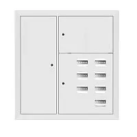 Щит этажный 7кв. слаботочка слева RAL9003 (1000х950х160) PROxima EKF mb29-v-7z-ral9003