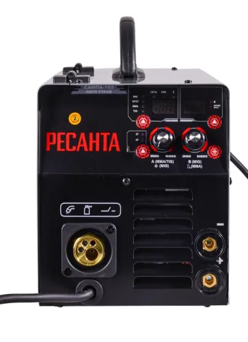 Инвертор сварочный полуавтомат. САИПА-165 Евро рукав (MIG/MAG) Ресанта 65/95 фото 2