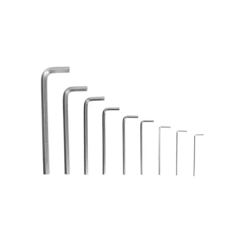 Набор ключей имбусовых HEX 2.0-12мм CrV 9шт удлиненные Kranz KR-12-5213 фото 6