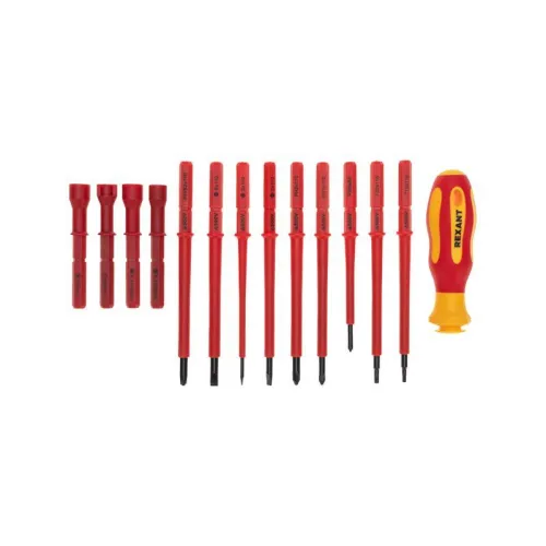 Набор отверток диэлектрических 14 предметов Rexant 12-4773-3 фото 2
