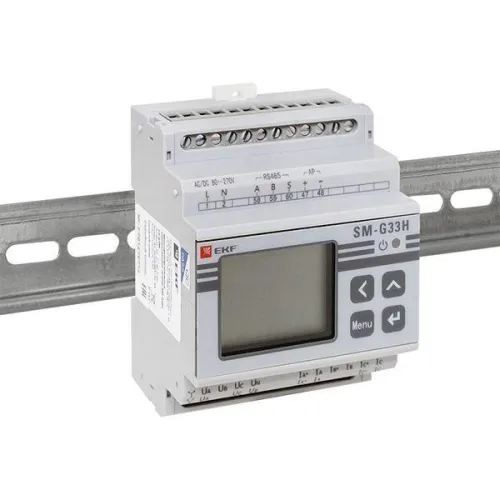 Прибор измерительный многофункциональный G33H на DIN-рейку ЖКИ PROxima EKF sm-g33h фото 7