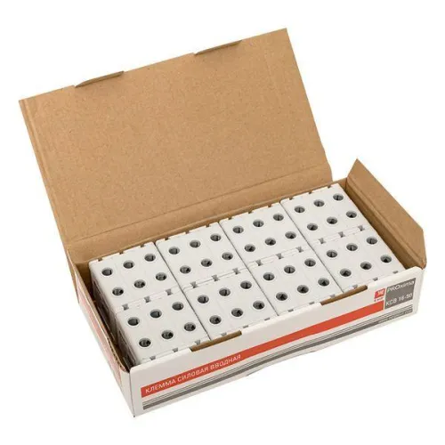 Клемма силовая вводная тройная КСВ 16-50кв.мм сер. PROxima EKF plc-kvs3-16-50-grey фото 4