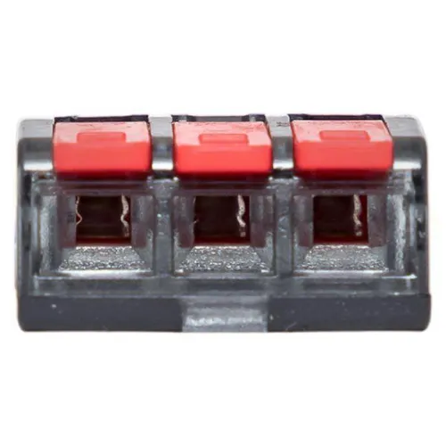 Клемма строительно-монтажная СМК 221-413 с рычагом 3 отверстия 0.2-4.0кв.мм (блист.20шт) PROxima EKF plc-smk-221-413b-20 фото 7