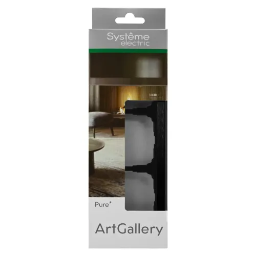 Рамка 3-м ArtGallery Pure метал. оникс SE GAL312303 фото 3