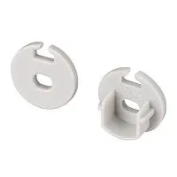 Заглушка ARH-ROUND-D16 с отверстием пластикArlight 039223