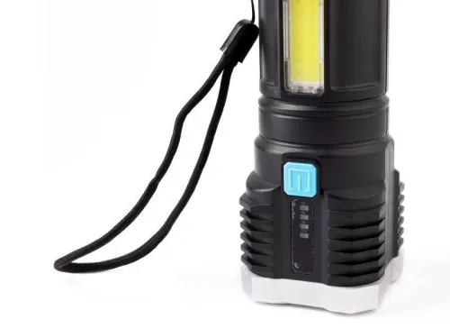 Фонарь аккумуляторный LED51525 4В 4LED+COB 3Вт 4 реж. Micro USB черн. (бокс) Ultraflash 15195 фото 4