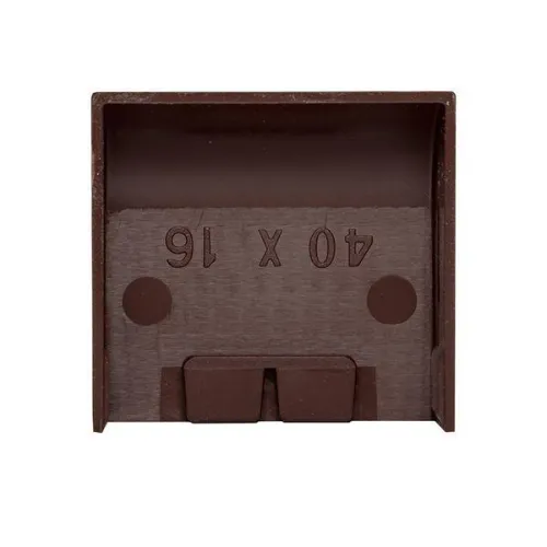 Заглушка 40х16 под темн. дерево Plast PROxima (уп.4шт) EKF ecd-40-16x4 фото 4