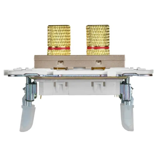 Аудиорозетка 4-м SKANDY SK-A01Sa песочн. IEK SK-S40-K98 фото 3