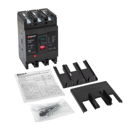Выключатель автоматический 3п 25А 15кА LS63 ProPact EKF mccb-63-15-3-25-ls фото 12