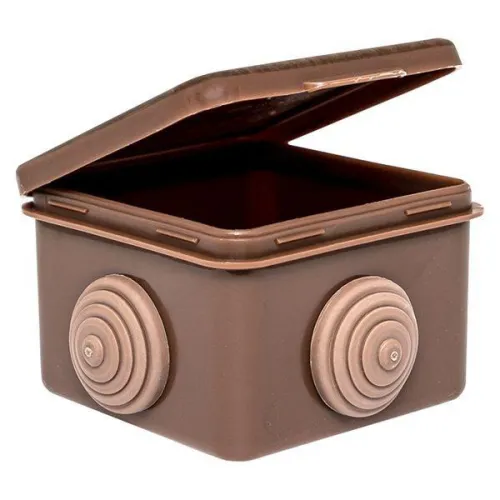 Коробка распаячная КМР-030-036 пылевлагозащ. 65х65х50 4 мембранных ввода темн. дерево PROxima EKF plc-kmr2-030-036-t фото 6