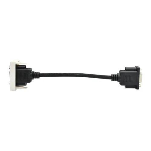 Розетка 2мод. VGA M/M РКМ-20-20-П бел. PRIMER IEK PR-KK40D-RV-0-2-K01 фото 4