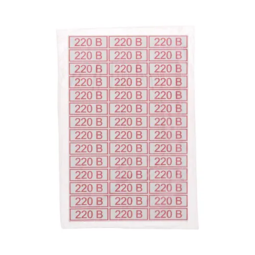 Наклейка знак электробезопасности " 220 В" 10х30мм Rexant 56-0007 фото 3