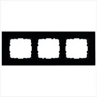 Рамка 3-м G-Glass стекло черн. Black Glass Jasmart G1003GB