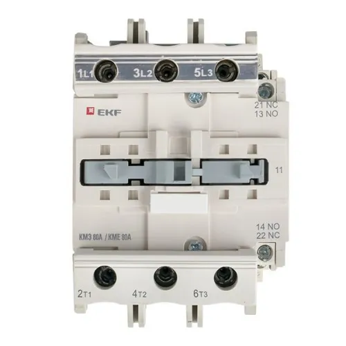 Контактор КМЭ-3 80А кат. 230В AC 1НО+1НЗ EKF ctr-s-80-220 фото 6