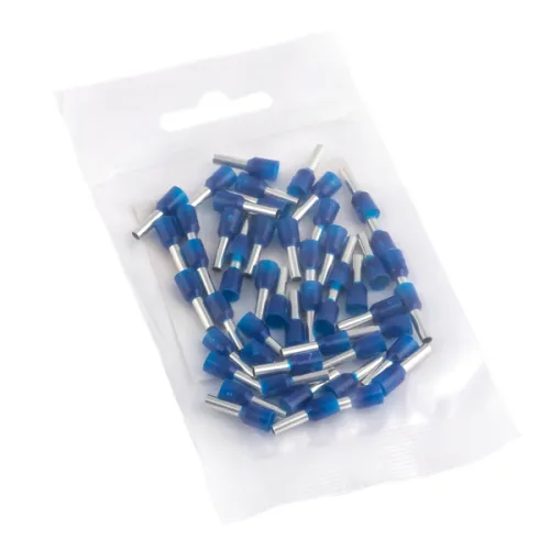 Наконечник штыревой втулочный изол. НШвИ 2.5-8 (уп.50шт) EKF nhvi-2.5-8 фото 2