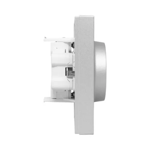 Розетка 2-м СП Эпика 16А с заземл. защ. шторки с рамкой механизм алюм. EKF UP1-SOA-211 фото 8