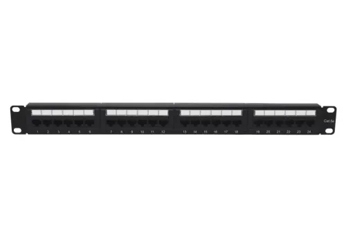 Патч-панель 19дюйм 1U кат.5E неэкранир. 24 порта RJ-45 Dual IDC TOKOV ELECTRIC TKE-PP-5E-1U-24P-UTP