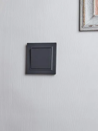 Выключатель 1-кл. СП BRITE ВСР10-1-0-БрГ 10А в сборе графит IEK BR-V10-0-10-K53-F фото 6