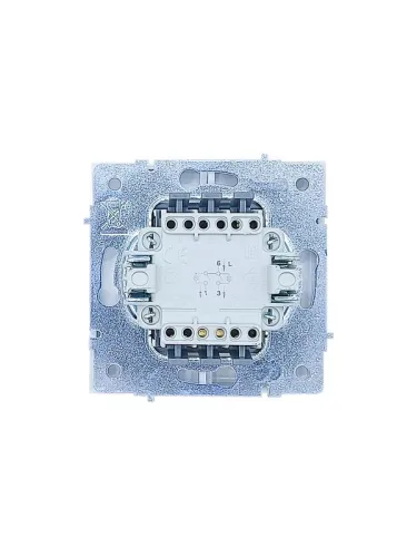 Выключатель 2-кл. с индик. СП ZIMA IP20 10А безвинт. зажим бел. LEZARD 704-0288-112QC фото 4