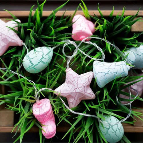 Гирлянда светодиодная "Новый год" 1.5м 10LED тепл. бел. 0.1Вт IP20 провод ПВХ прозр. элементы питания 2хAA (не в компл.) Neon-Night 303-081 фото 4