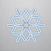 Фигура "Снежинка" из гибкого неона 60х60см син./бел. эффект тающих сосулек Neon-Night 501-223