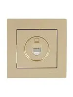 Розетка компьютерная VESNA зол. LEZARD 742-3688-139