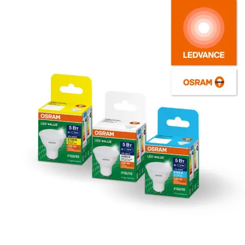 Лампа светодиодная LED G4 Value LVPAR16100 10W/940 CRI95 10Вт 4000К 1000лм рефлектор матов. GU10 170-250В OSRAM 4058075581807 фото 2