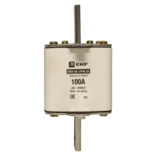 Вставка плавкая ППН-39 630/100А габарит 3 PROxima EKF fus-39/630/100 фото 4