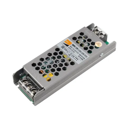 Блок питания для светодиодной ленты 60Вт 5А 12В IP20 BSPS метал. JazzWay 3329327A фото 6