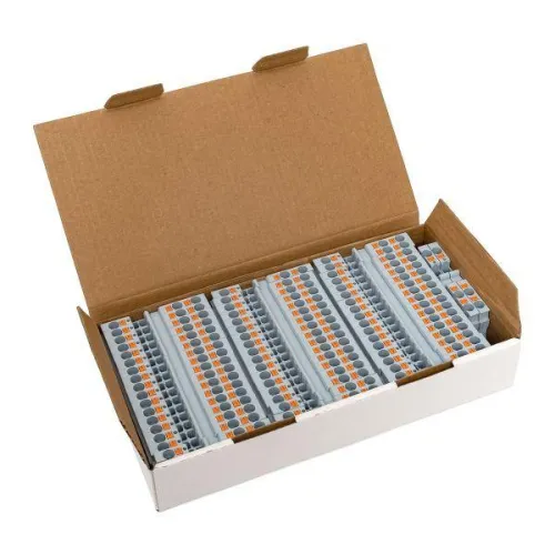 Колодка клеммная пружинная 4 Push-in 3 вывода сер. EKF PIT-4-3 фото 9