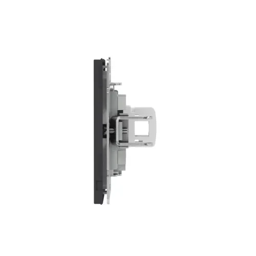 Розетка компьютерная 1-м KANT RJ45 кат.6A без шторки черн. уголь DKC 7012673 фото 4