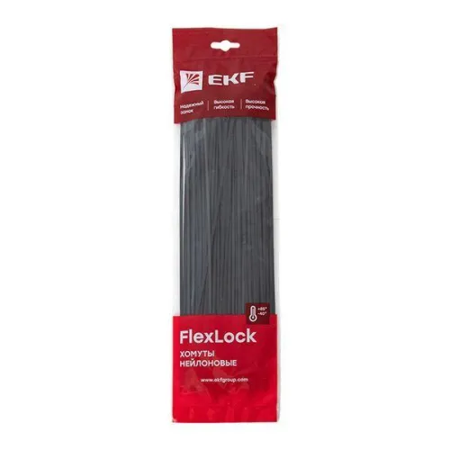 Хомут P6.6 3.6х300 FlexLock стандартный черн. (уп.100шт) PROxima EKF plc-fl-ctsb-3.6x300 фото 5