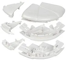 Угол для кабель-канала внешн. изменяемый 60-120град. для DLP 150х50 бел. ИЭК Leg 010635