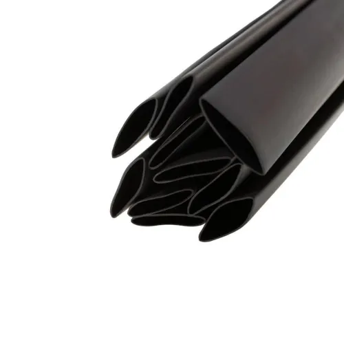 Трубка термоусадочная двустенная клеевая 18/6 (3:1) черн. 1м Rexant 21-9008 фото 5