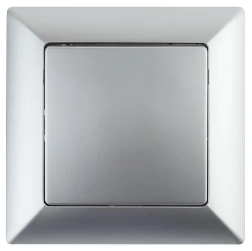 Выключатель 1-кл. СП Solo 4-101-03 10А 250В IP20 алюм. Intro Б0053544