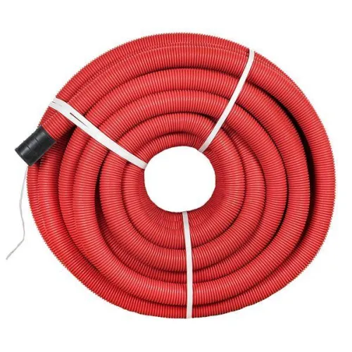 Труба гофрированная двустенная ПНД гибкая d75мм с протяжкой SN10 красн. (уп.50м) PROxima EKF tg2st-75-50m фото 2