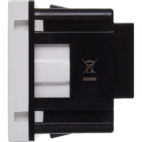 Розетка 2мод. 16А 250В 90град. с заземл. без защ. шторок винт. зажимы бел. ИЭК Leg 4521046 фото 3