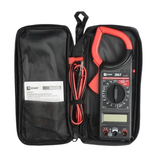 Клещи токовые цифровые 266F Master EKF In-180702-bc266F фото 3