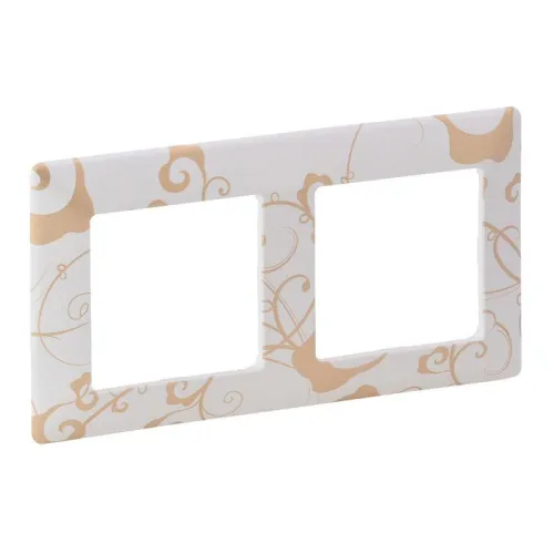 Рамка 2-м Valena Life универсальная ампир бел. Leg 754102 фото 2