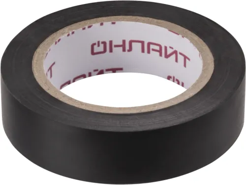 Изолента ПВХ 71 674 OIT-B15-10/BL черн. ОНЛАЙТ 71674 фото 2