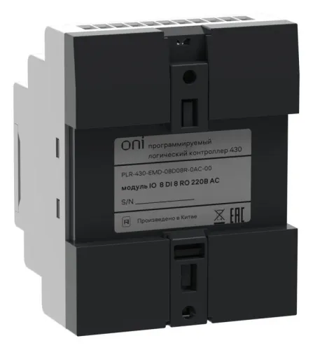 Модуль расширения входов выходов ПЛК 430 8 DI 8 RO 220В AC ONI PLR-430-EMD-08D08R-0AC-00 фото 8