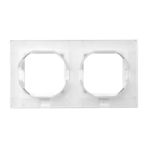 Рамка 2-м Эпика IP44 пластик бел. EKF UP1-FPW-02-44 фото 4
