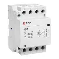 Контактор модульный КМ 25А 4NО (3 мод.) EKF km-3-25-40